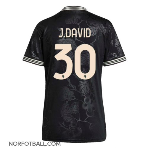 Billige Fotballdrakt Juventus Jonathan David #30 Replika Tredjedrakt Dame 2025-26 Kortermet Billige Fotballdrakt Juventus Jonathan David #30 Replika Tredjedrakt Dame 2025-26 Kortermet